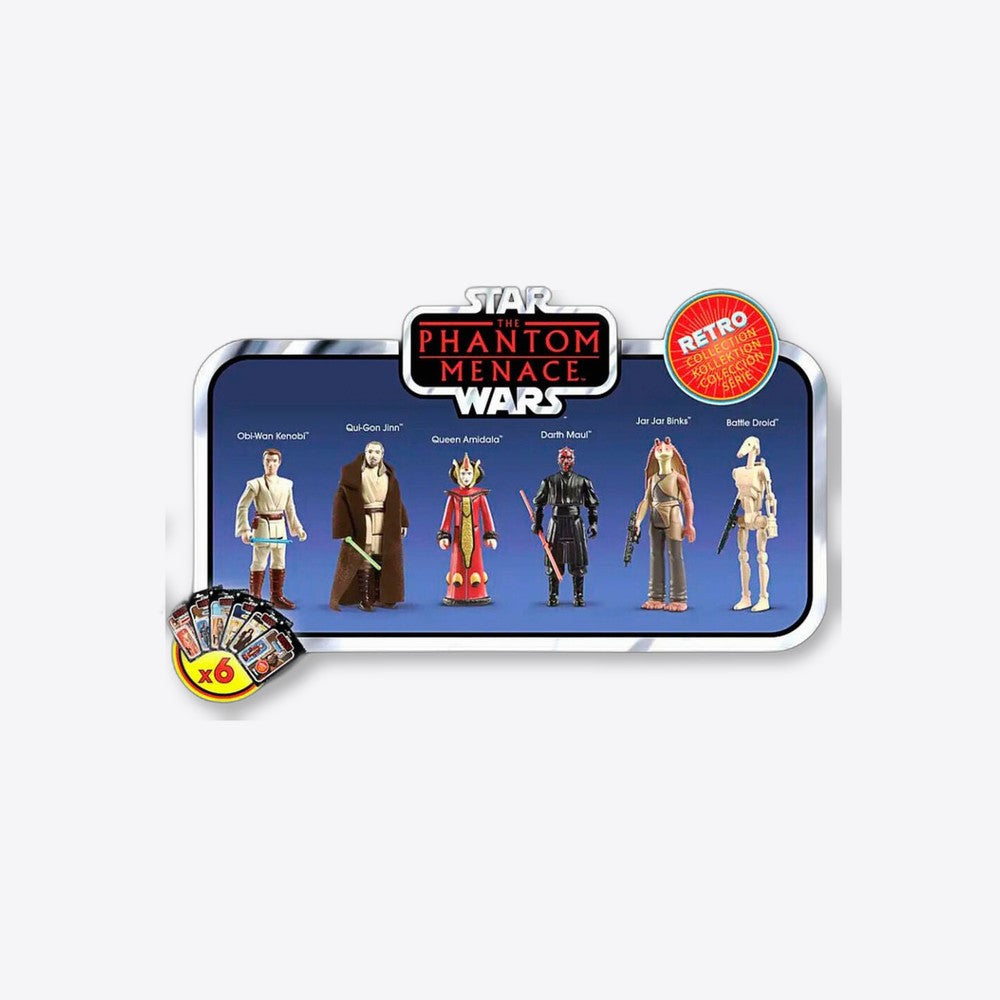 Hasbro Set figuras Phantom Menace Star Wars 9,5cm (imagen 2 de 6)