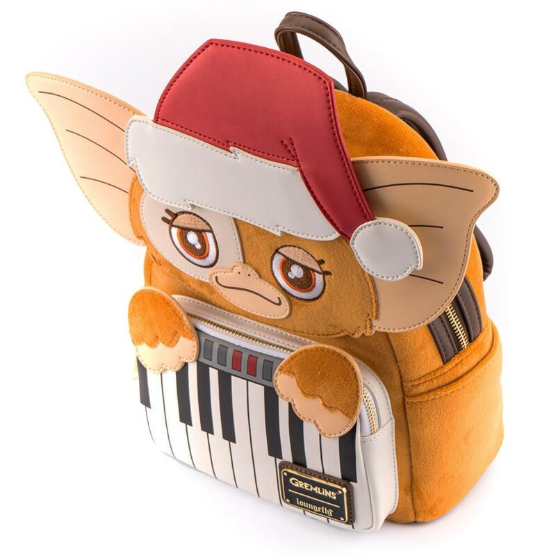 Mochila Gizmo Navidad Gremlins Loungefly 26cm (imagen 5 de 8)