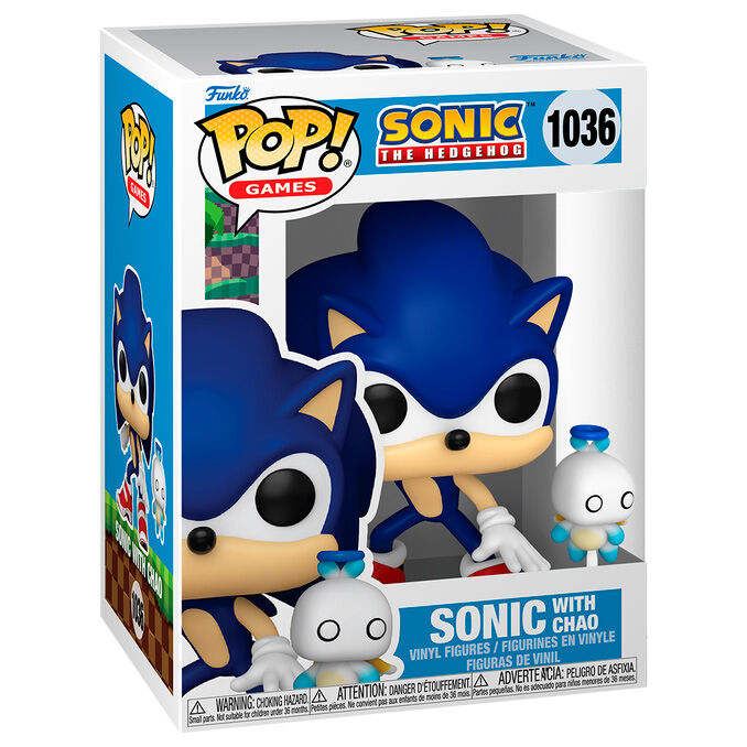 Sonic The Hedgehog Figura POP Sonic with Chao - SEGA Funko