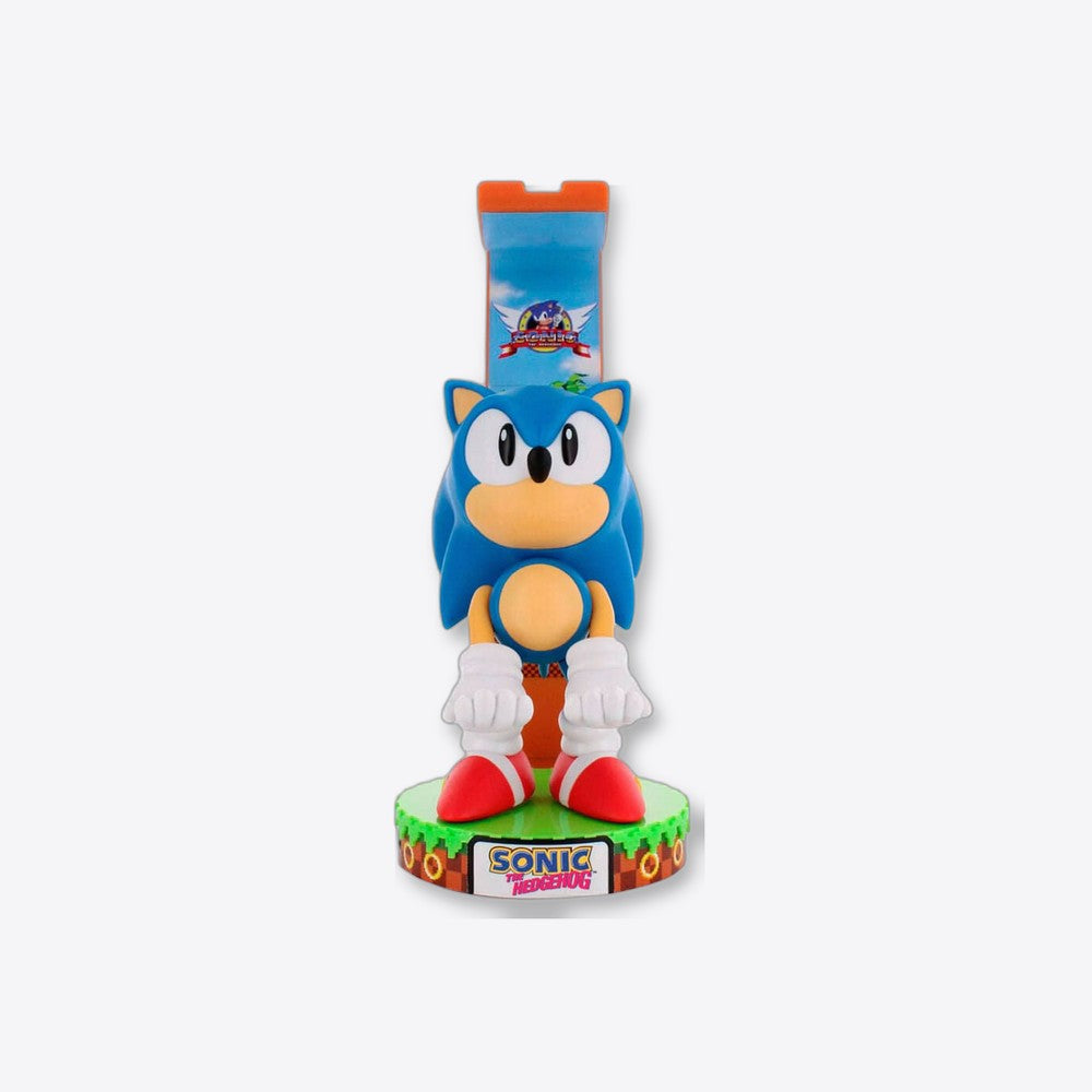 Exquisite Gaming Cable Guy Deluxe soporte sujecion figura Sonic the Hedgehog 20cm (imagen 4 de 6)