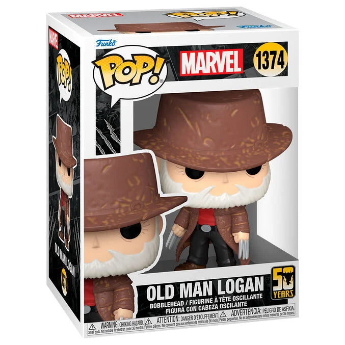 Marvel Wolverine Figura POP Old Man Logan 50 Aniversario Funko
