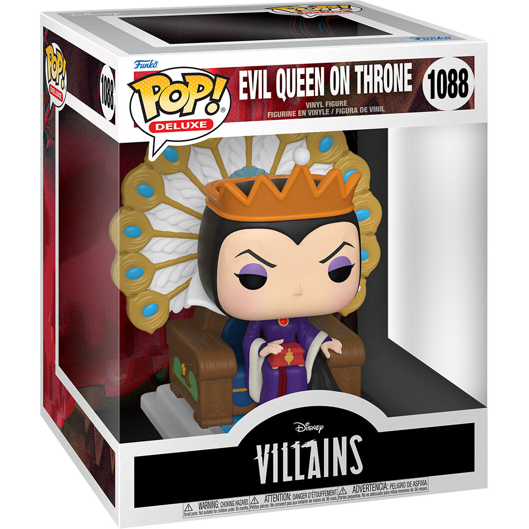 Figura POP Villains Evil Queen on Throne - Pop Vinyls | Villains