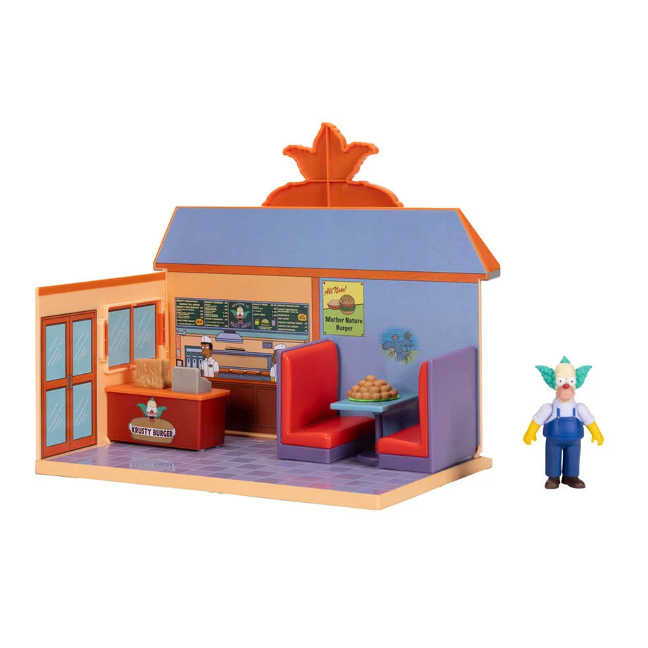Los Simpsons Playset Burger Krusty Springfield Coleccionable