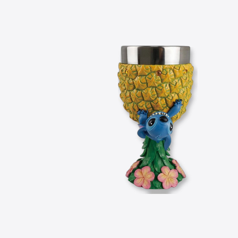 Cáliz decorativo enesco disney stitch con piña (imagen 4 de 6)