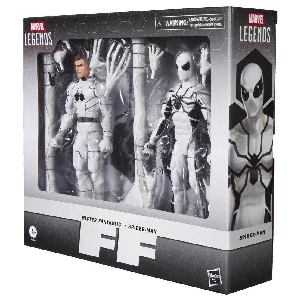 Hasbro Set 2 figuras Mister Fantastic & Spiderman Los Cuatro Fantasticos Marvel Legends Series 15cm (imagen 10 de 10)