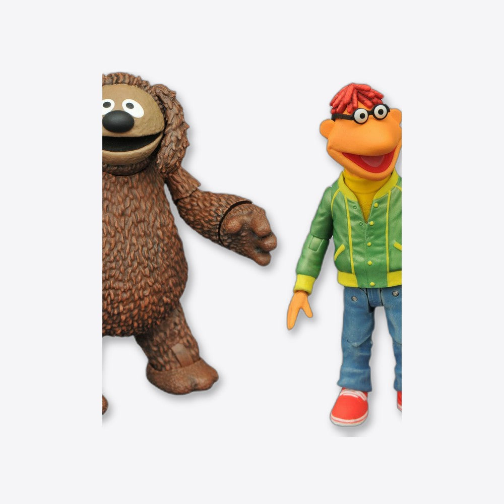 Set de 2 figuras diamond select toys the muppets los teleñecos scooter and rowlf (imagen 5 de 6)