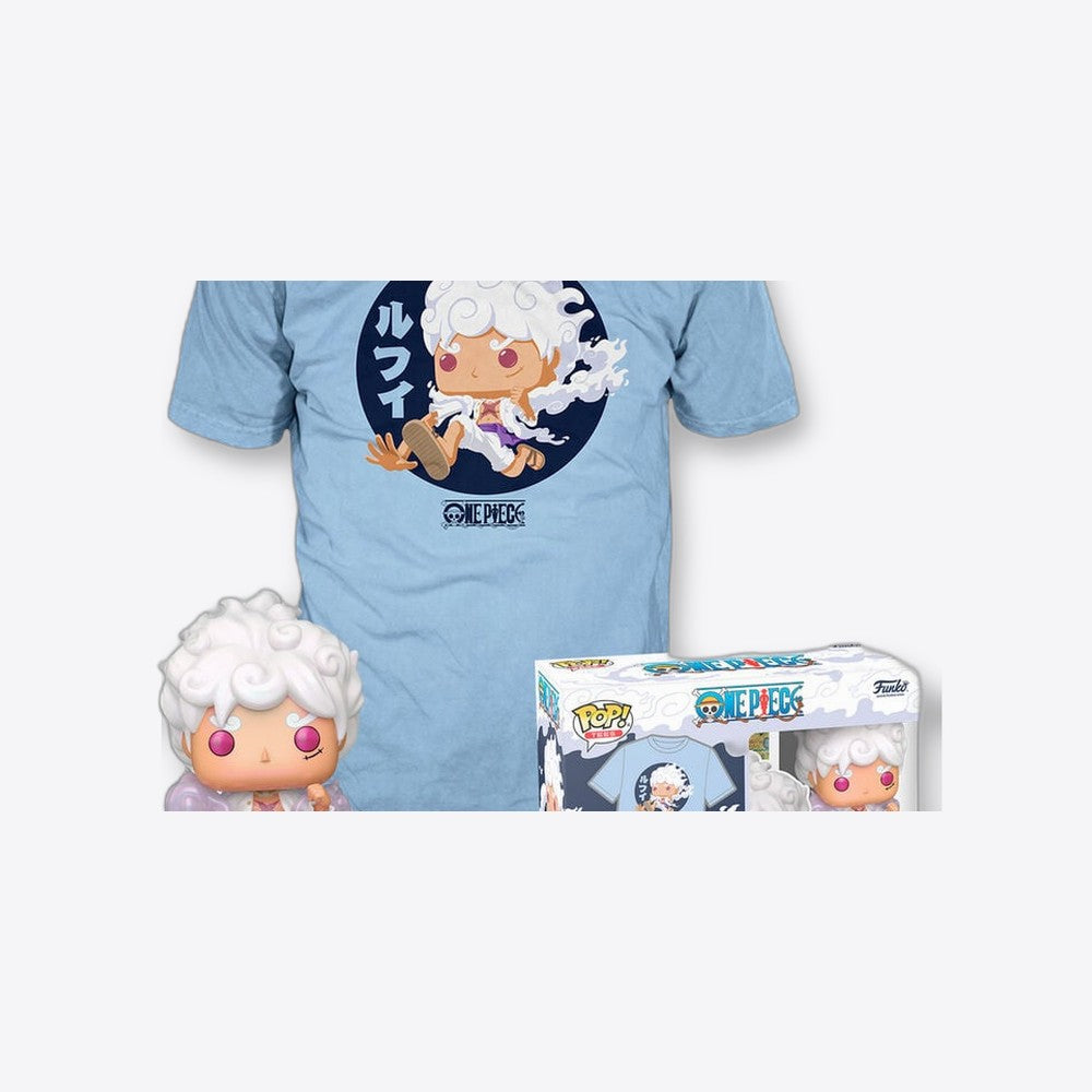 Funko Set figura POP & Tee One Piece Luffy Fifth Gear (imagen 5 de 6)
