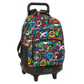 Safta Trolley Compact Extraible Colors Graffiti 42cm