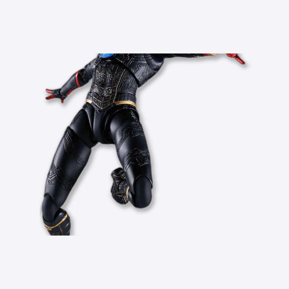 Figura tamashii nations marvel spider - man no way home spider - man traje negro & dorado sh figuarts (imagen 5 de 6)