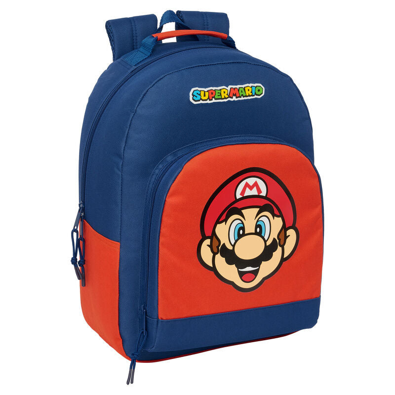 Safta Mochila Mamma Mia Super Mario Bros 42cm adaptable