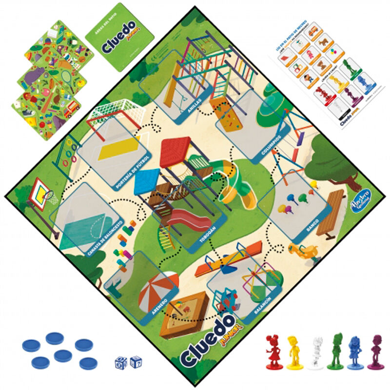 Juego de Mesa Cluedo Junior Misterio Deducción Hasbro
