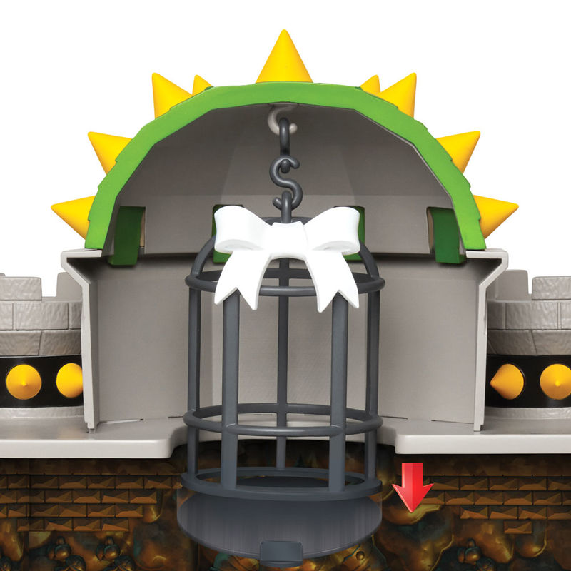 Jakks Pacific Playset Castillo Bowser deluxe Mario Bros (imagen 2 de 10)