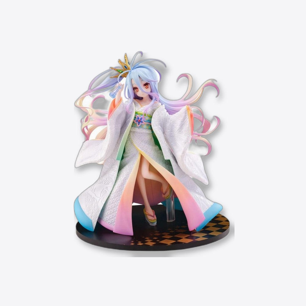 Figura good smile company no game no life 1 - 7 scale shiro shiromuku 22.5cm (imagen 2 de 6)