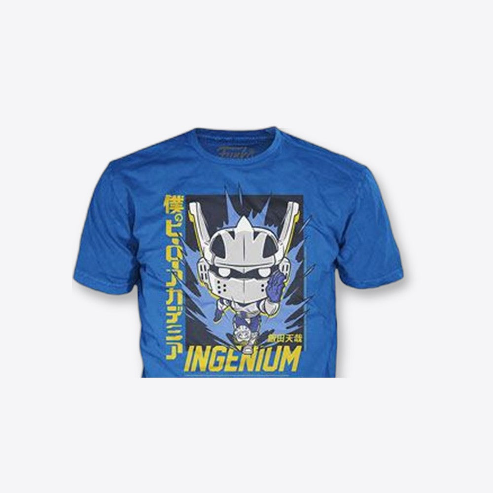 Pop & tee my hero academia tenya iida ingenium (full mech suit) funko + camiseta talla aleatoria (imagen 3 de 6)
