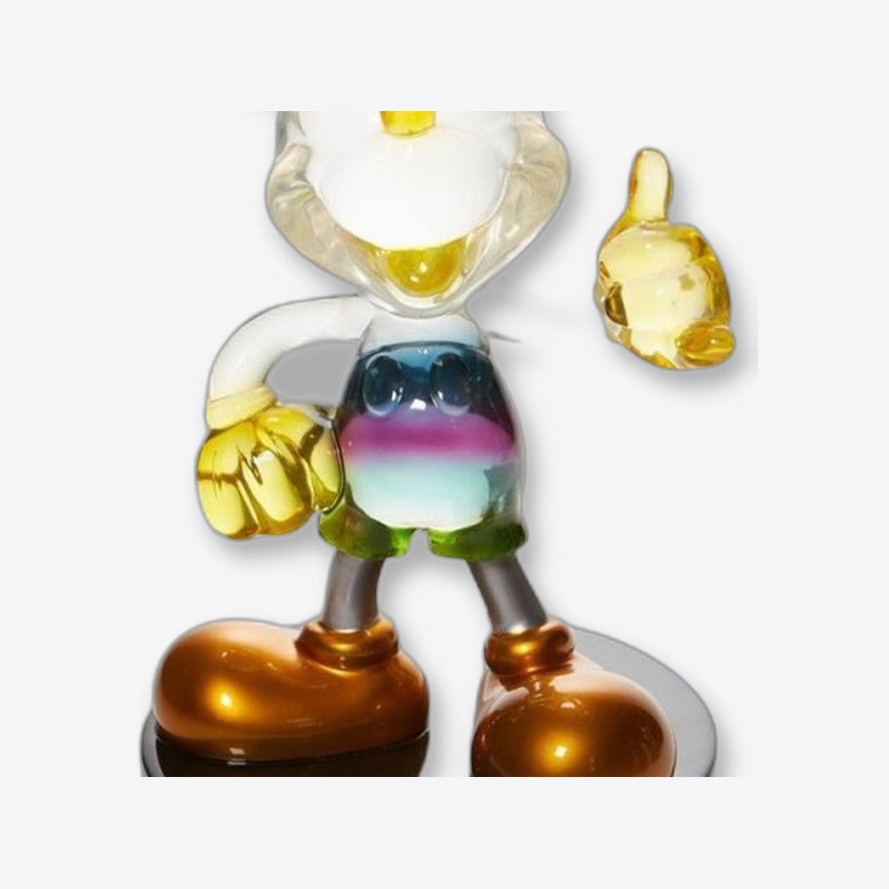 Figura resina enesco disney mickey & minnie grand jester mickey mouse (imagen 5 de 6)