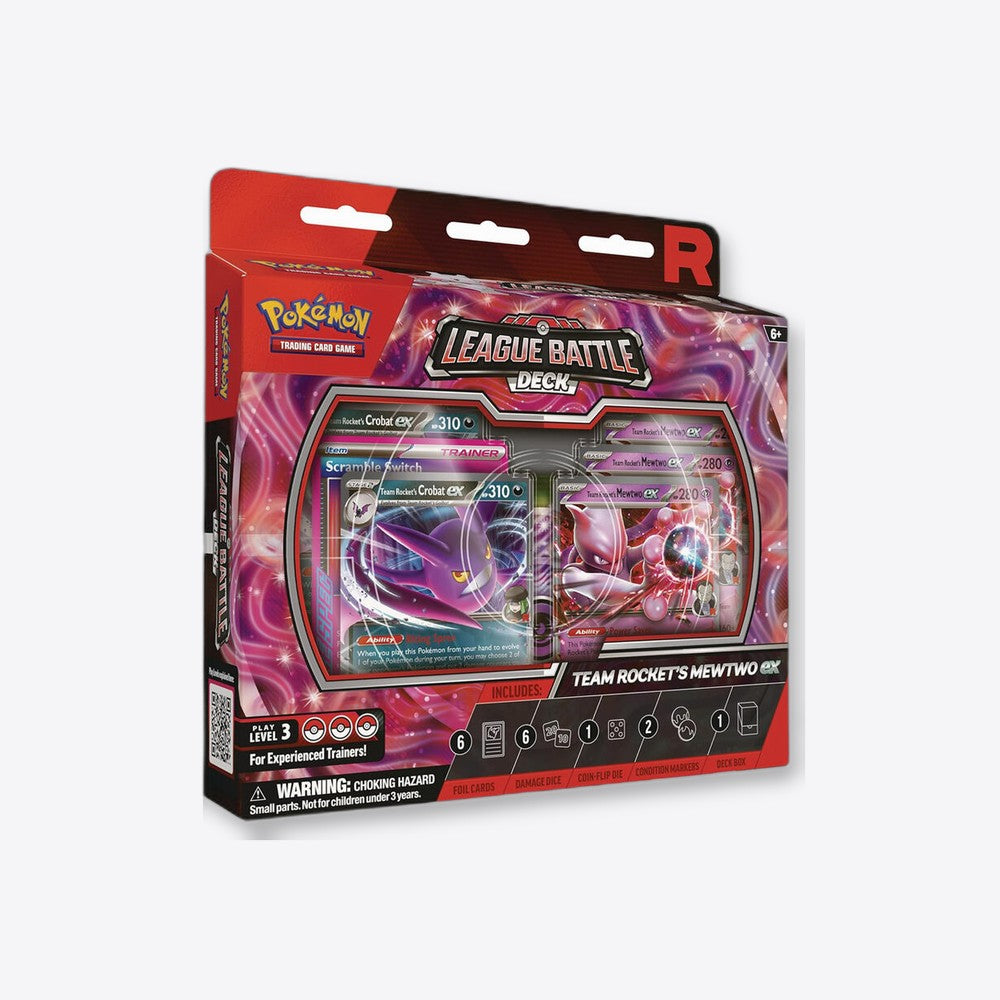 Pokemon Juego De Cartas Blister cartas League Battle Deck Team Rockets Mewtwo Ex Pokemon ingles (imagen 2 de 6)