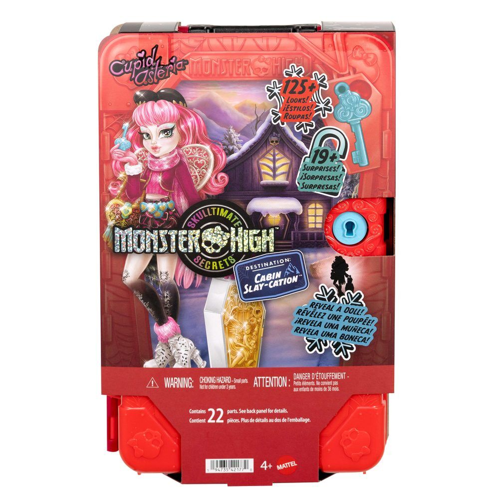 Mattel Muñeca Cupid Asteria y Armario Skulltimate Secrets Monster High (imagen 5 de 6)