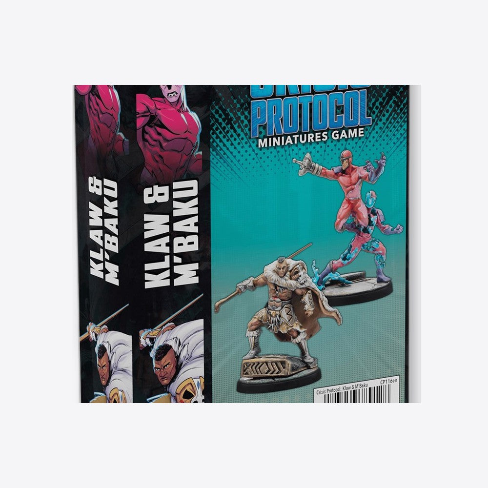 Asmodee Juego de mesa marvel crisis protocol klaw and m´baku (ingles) (imagen 5 de 6)