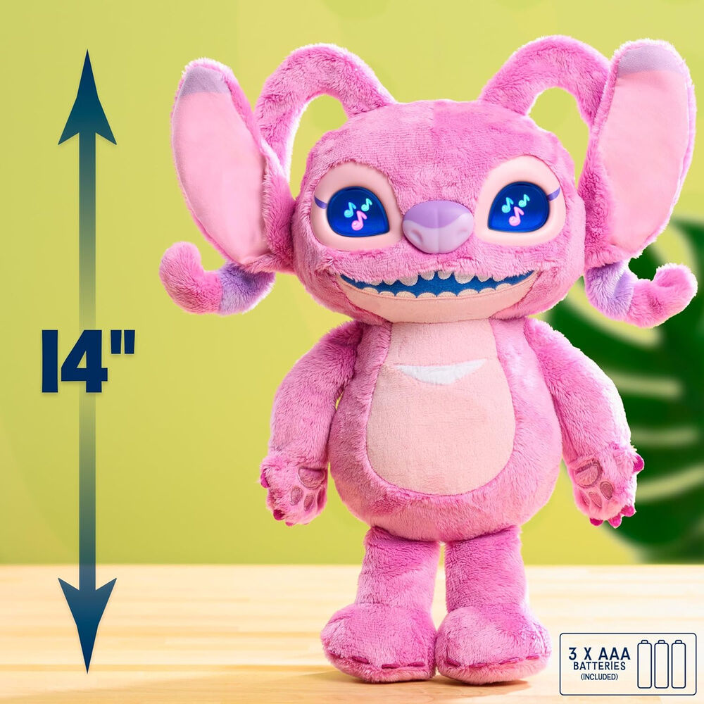 Just Play Peluche interactivo Angel Stitch Disney (imagen 5 de 10)