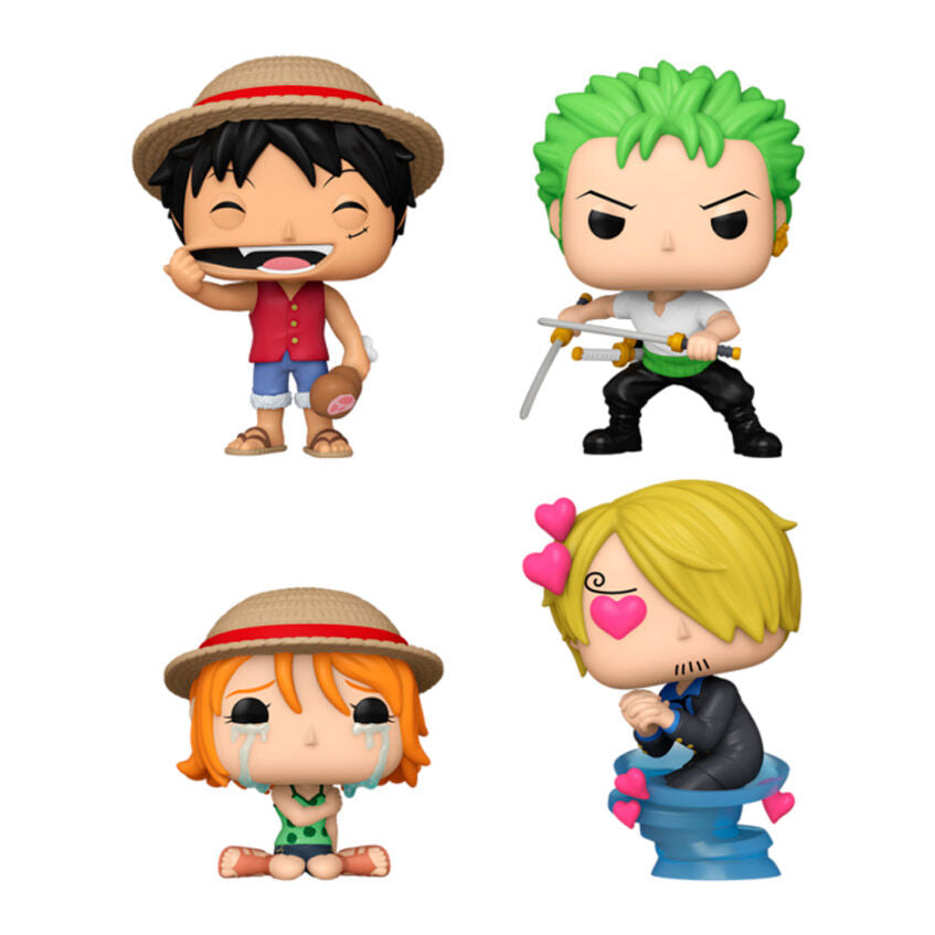 Funko Blister 4 figuras POP One Piece Exclusive (imagen 2 de 4)