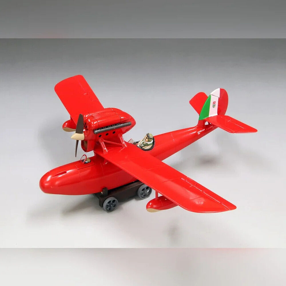 Savoia S.21F ver.2 Seaplane + Figura Gina Porco Rosso - Maqueta Model Kit | Studio Ghibli