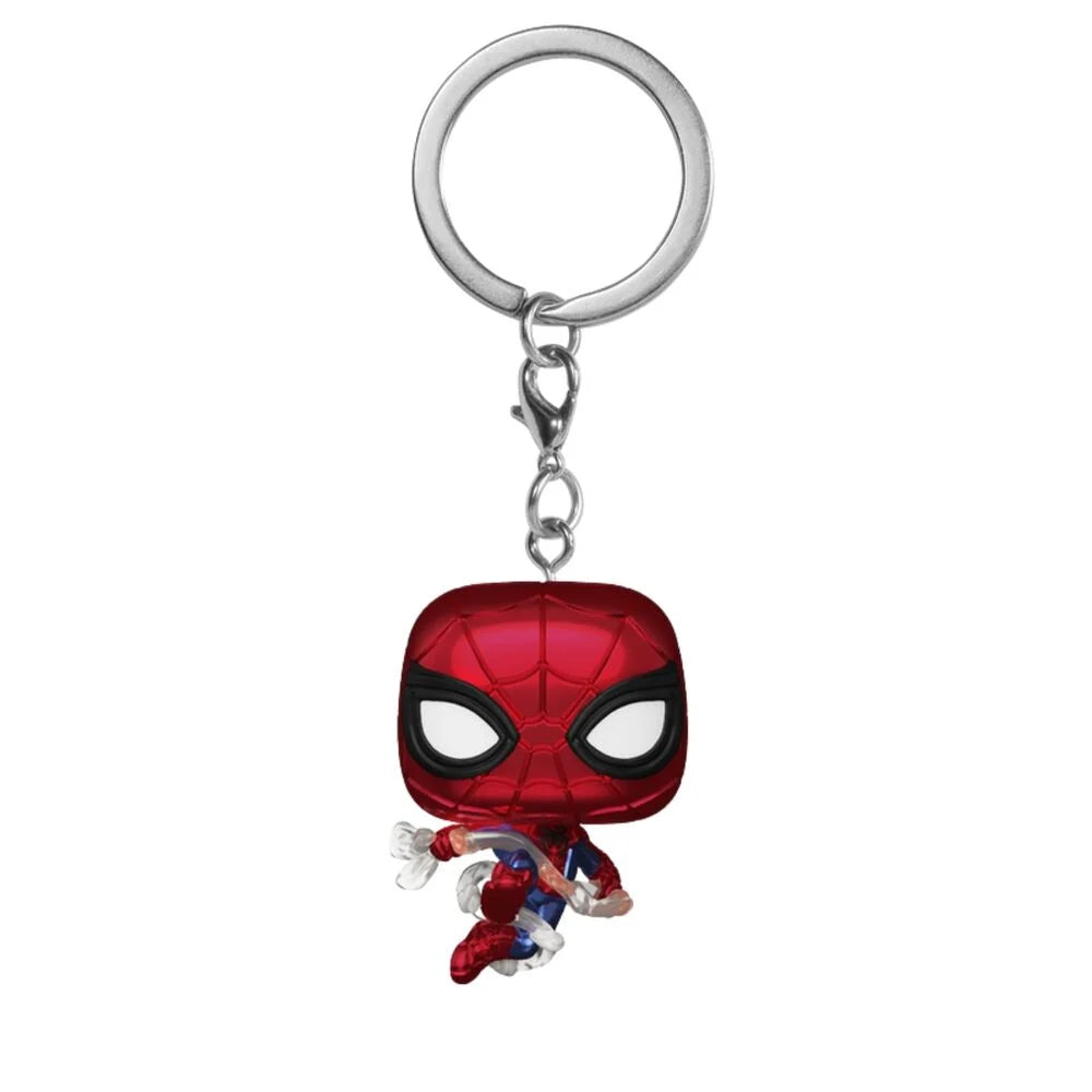 Marvel Llavero Pocket POP Spider-Man Metallic Funko