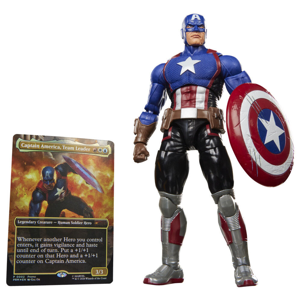 Hasbro Figura Capitan America Avengers Twilight Magic The Gathering Marvel Legends Series 15cm (imagen 4 de 10)