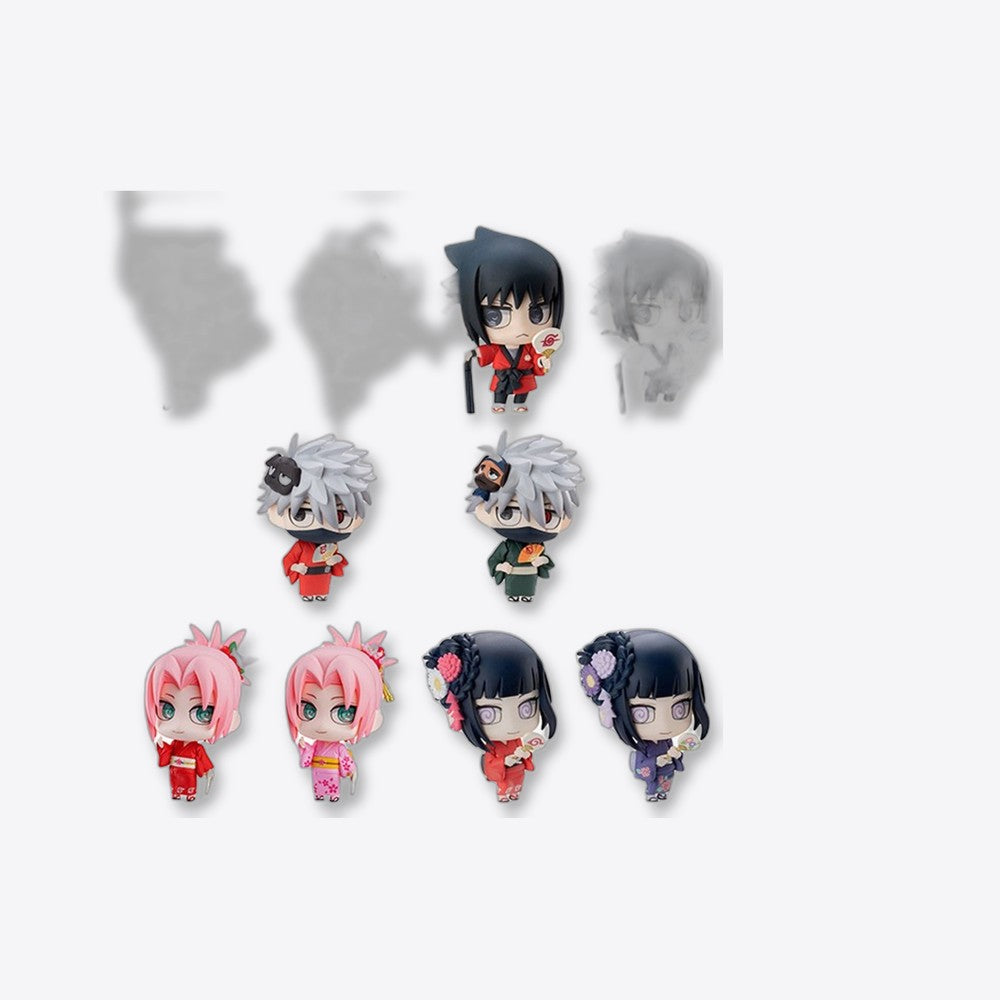 Set figuras megahouse naruto shippuden petit chara land 10th anniversary (imagen 6 de 6)