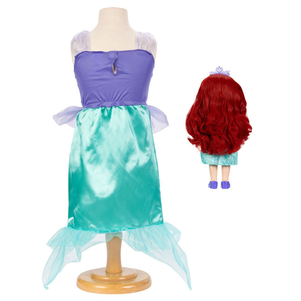 Jakks Pacific Muñeca Ariel + Disfraz La Sirenita Disney 38cm (imagen 4 de 6)