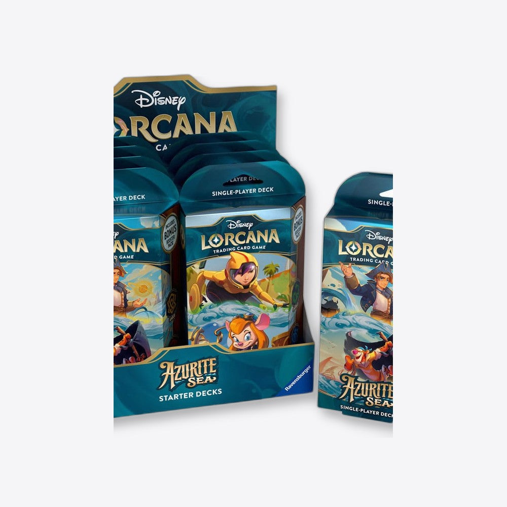 Ravensburger Juego de cartas disney lorcana tcg azurite sea starter deck 8 unidades inglés (imagen 5 de 6)
