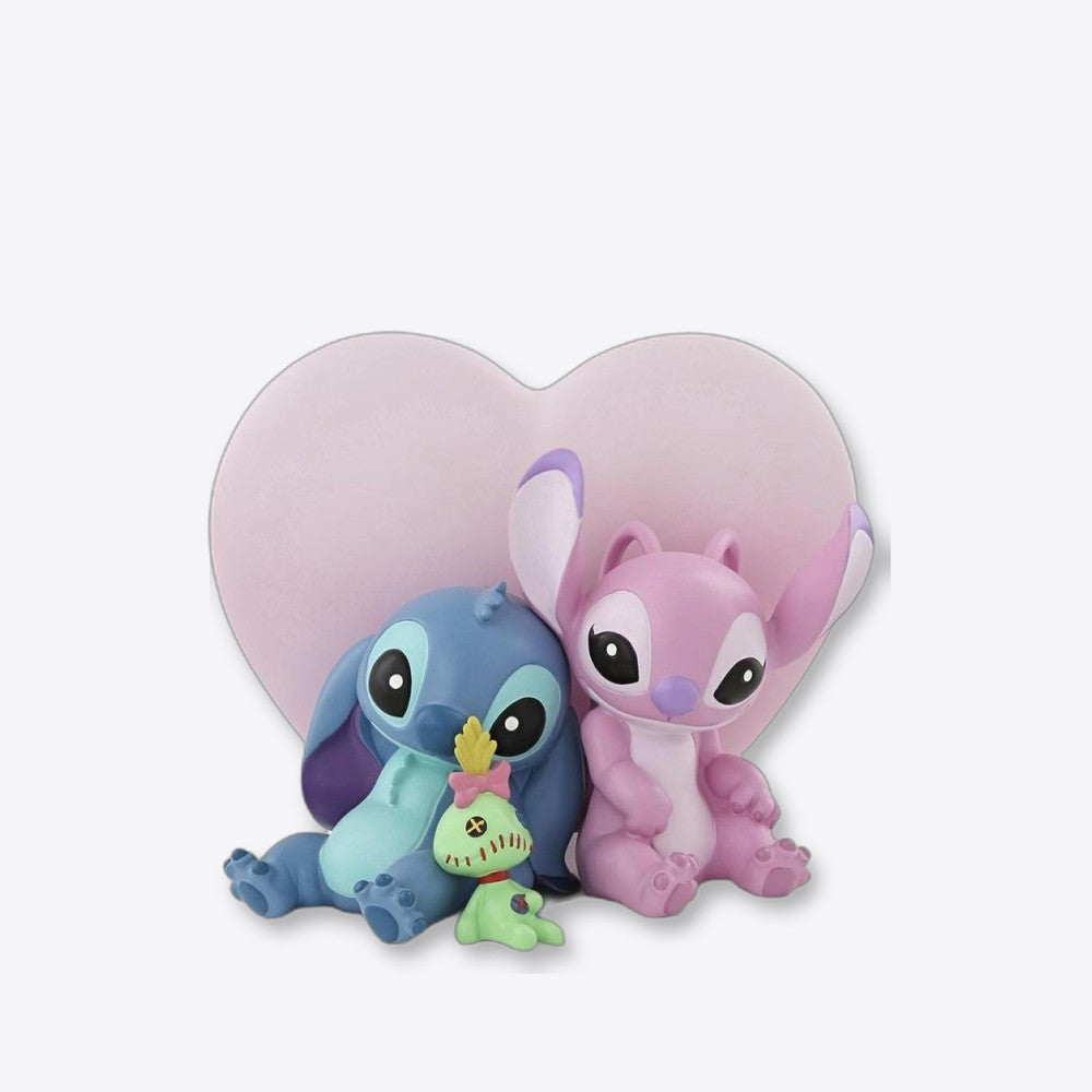 Figura iluminada enesco disney stitch y angel (imagen 4 de 6)