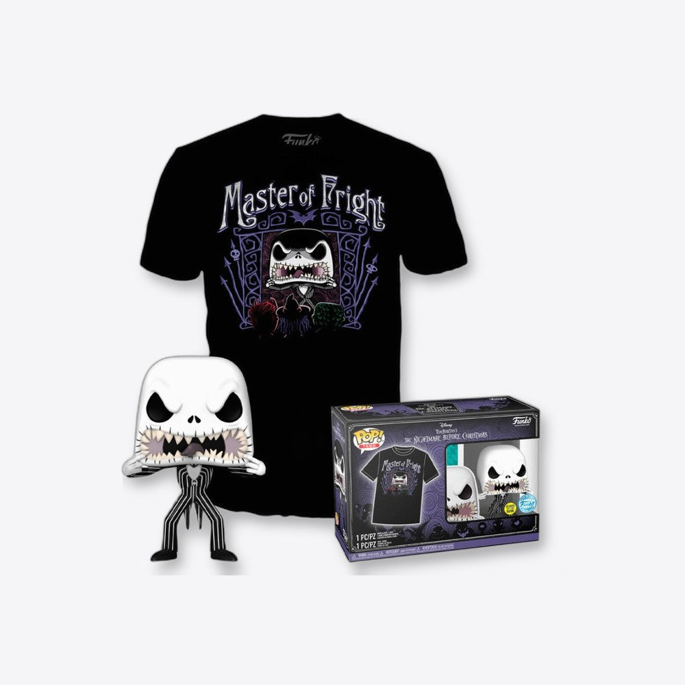 Funko Set figura POP & Tee Disney Pesadilla Antes de Navidad Jack Skellington Exclusive (imagen 2 de 6)
