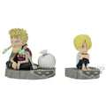 [One Piece] Figura Sanji & Zeff World Collectable Stories 6cm