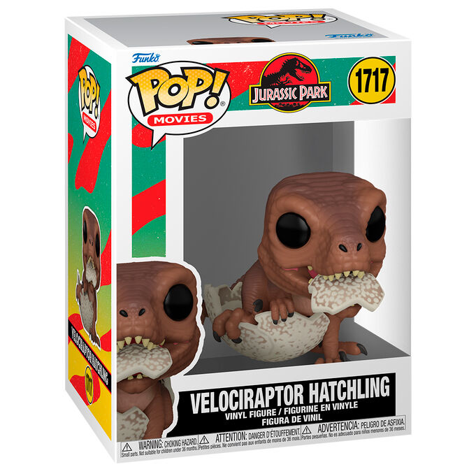 Jurassic Park Figura POP Velociraptor Hatchling Funko