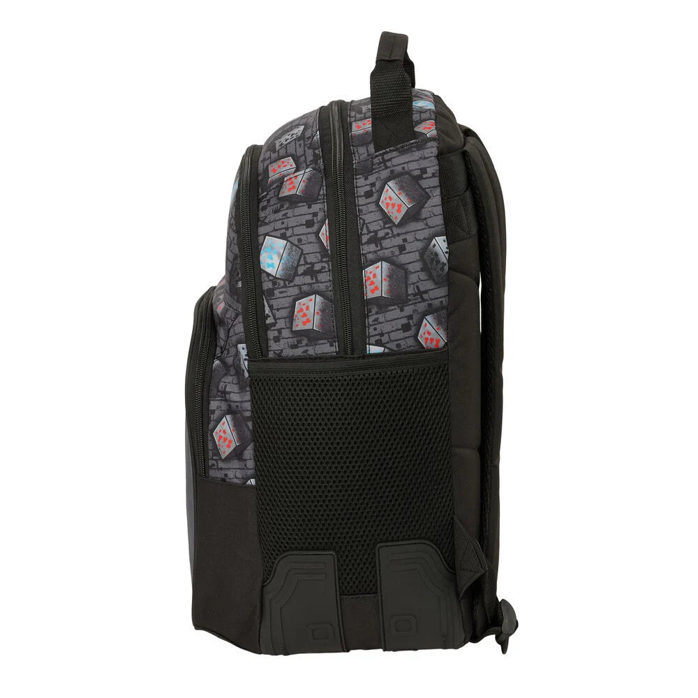Safta Mochila Graffiti Minecraft 42cm adaptable (imagen 3 de 6)