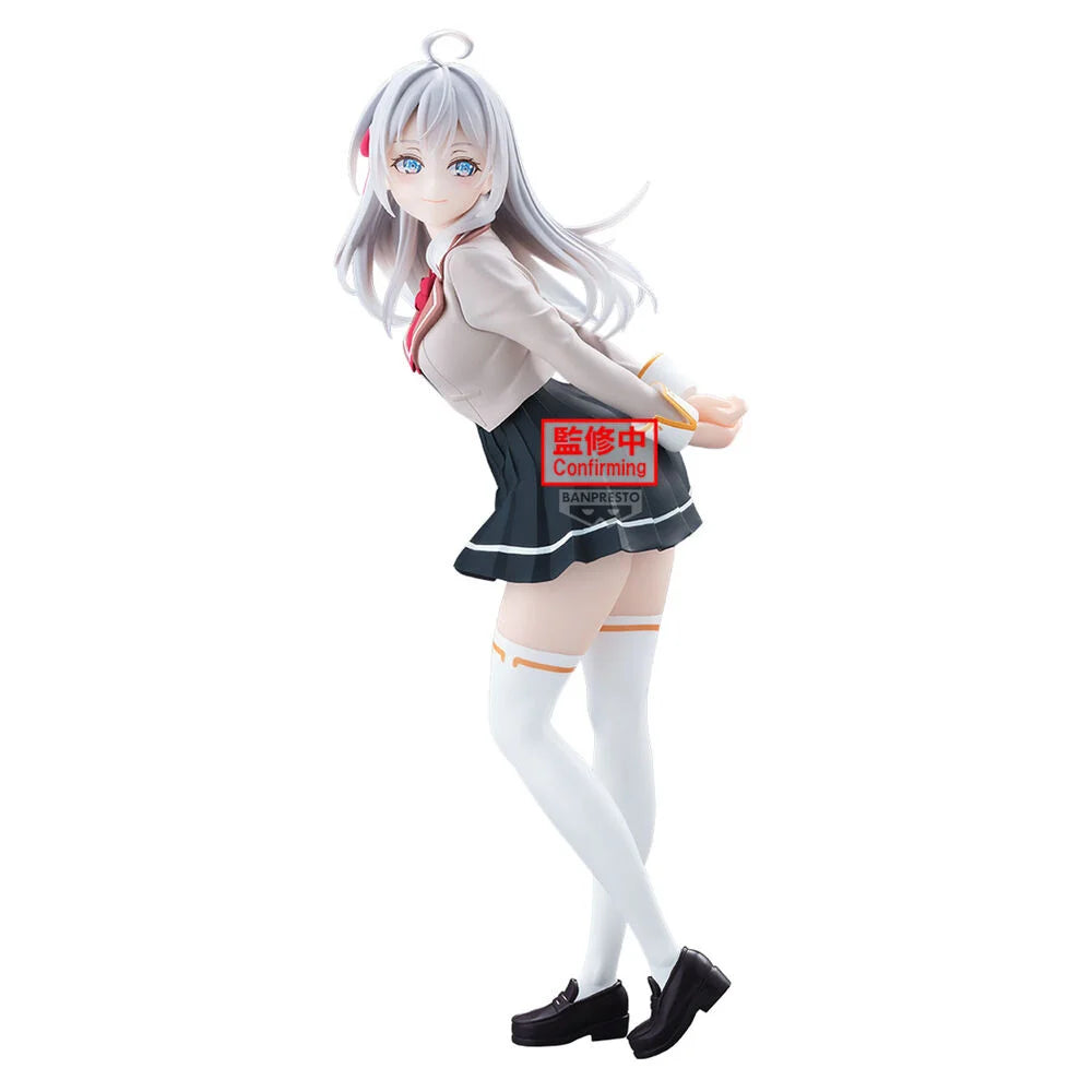 Banpresto Figura Alya School Uniform Glitter & Glamorous Alya Something Hides Her Feelings in Russian 23cm