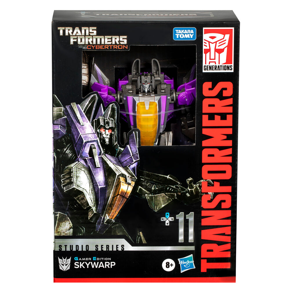 Hasbro Figura Skywarp Studio Series Gamer Edition Cybertron Transformers 16,5cm (imagen 2 de 6)