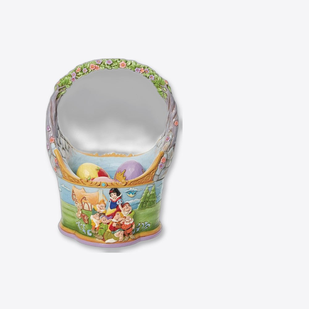 Cesta de pascua enesco con 3 huevos blancanieves (imagen 6 de 6)