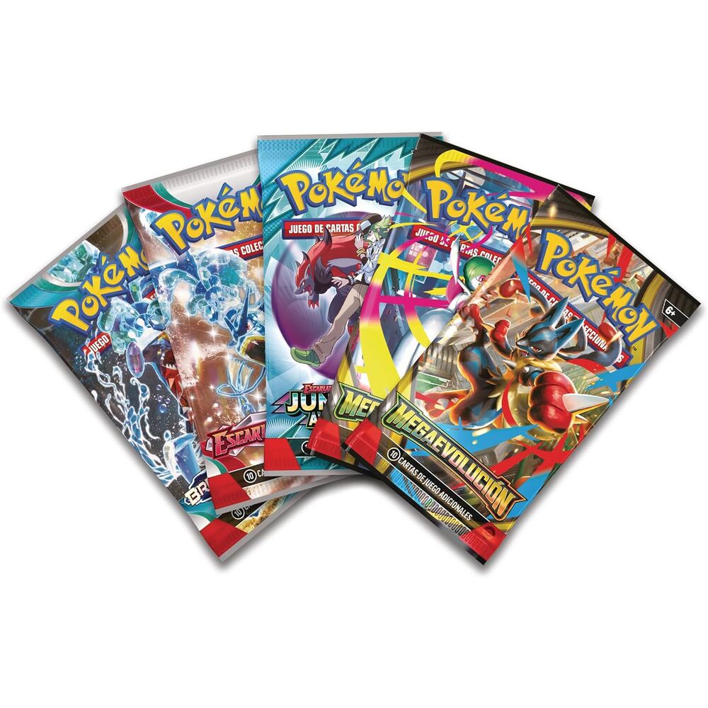 Pokemon Juego De Cartas Blister cartas Mega Lucario Ex Pokemon español (imagen 2 de 5)