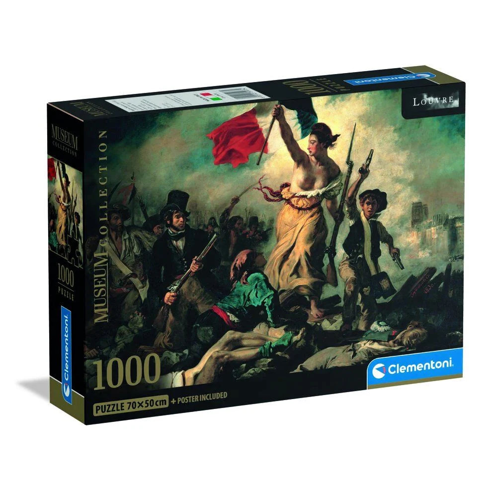 Puzzle La Libertad Guiando al Pueblo Delacroix 1000 Piezas Museo
