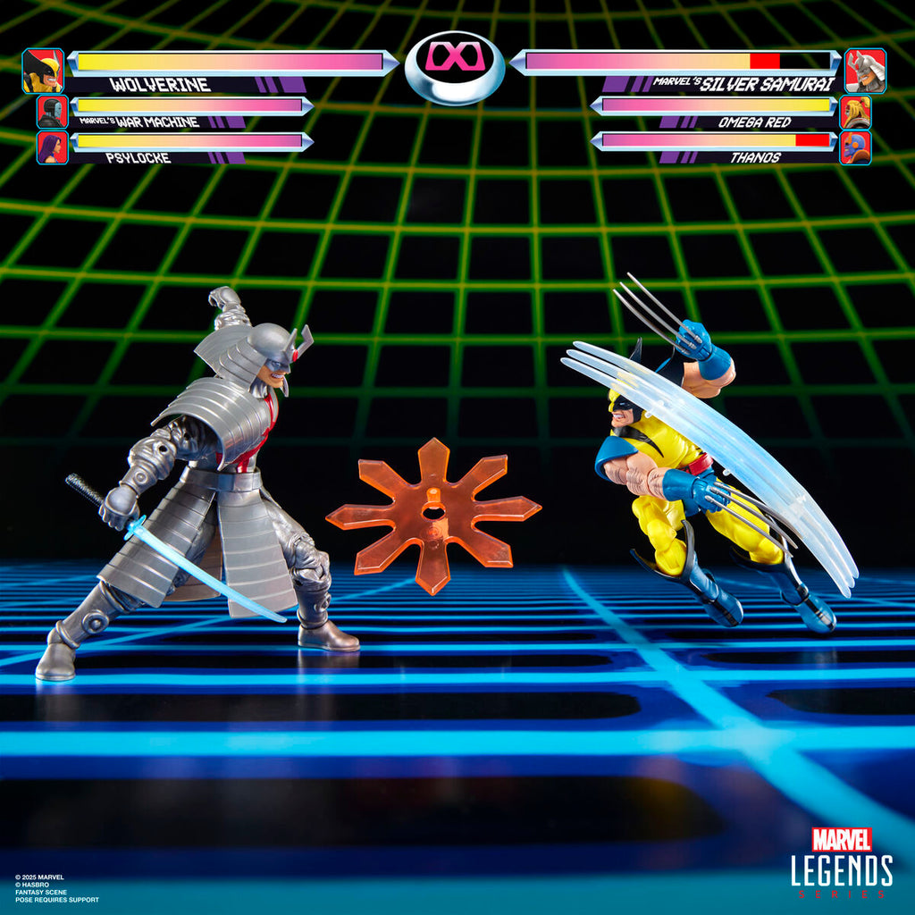 Hasbro Blister 2 figuras Wolverine & Silver Samurai Gameverse Marvel Legends 15cm (imagen 5 de 10)