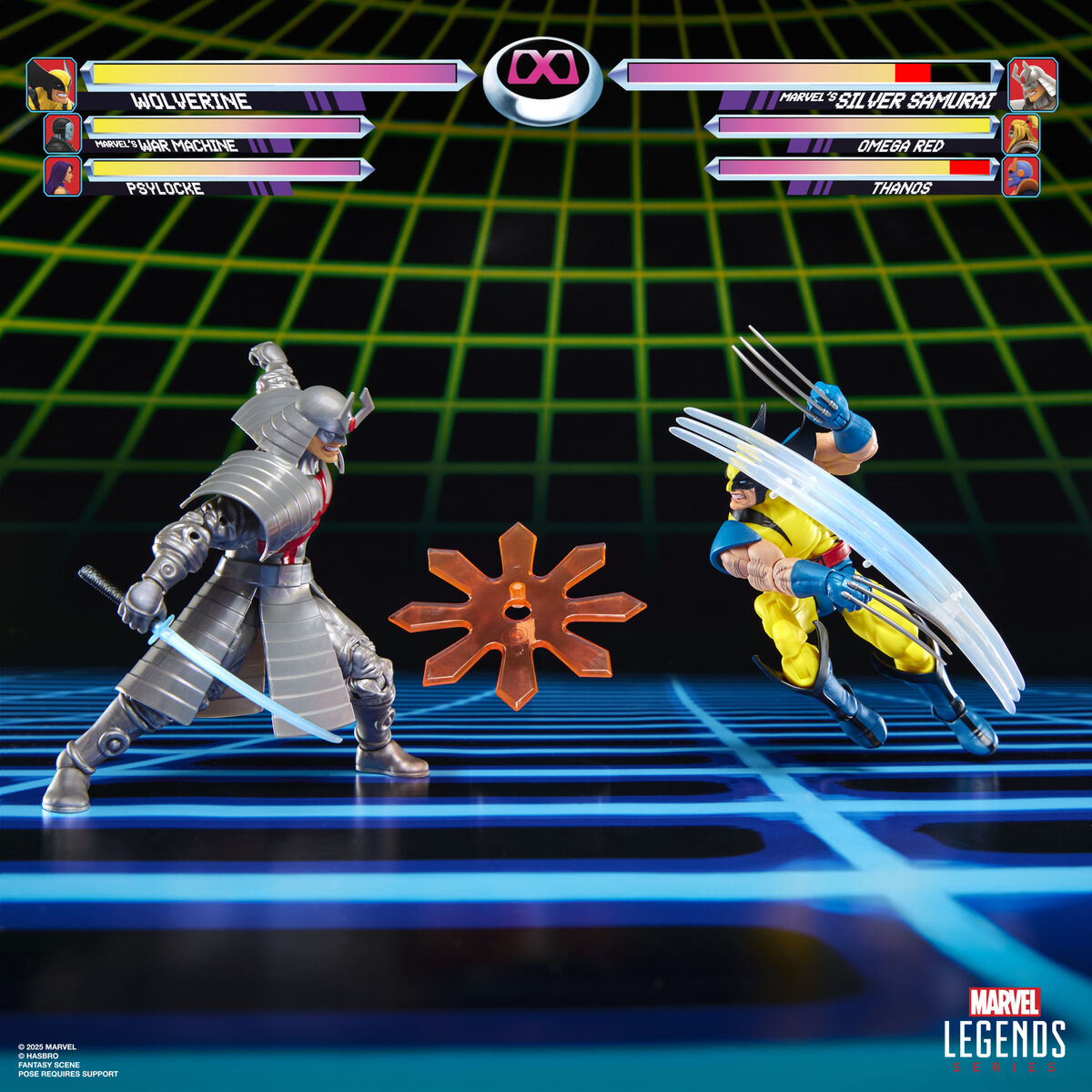 Hasbro Blister 2 figuras Wolverine & Silver Samurai Gameverse Marvel Legends 15cm (imagen 5 de 10)