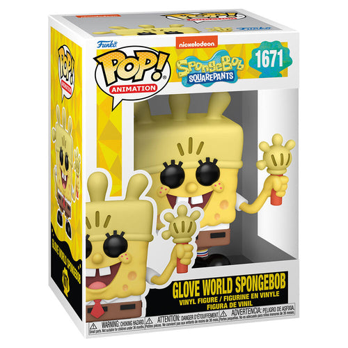 Bob Esponja Figura POP! Glove World Spongebob Funko