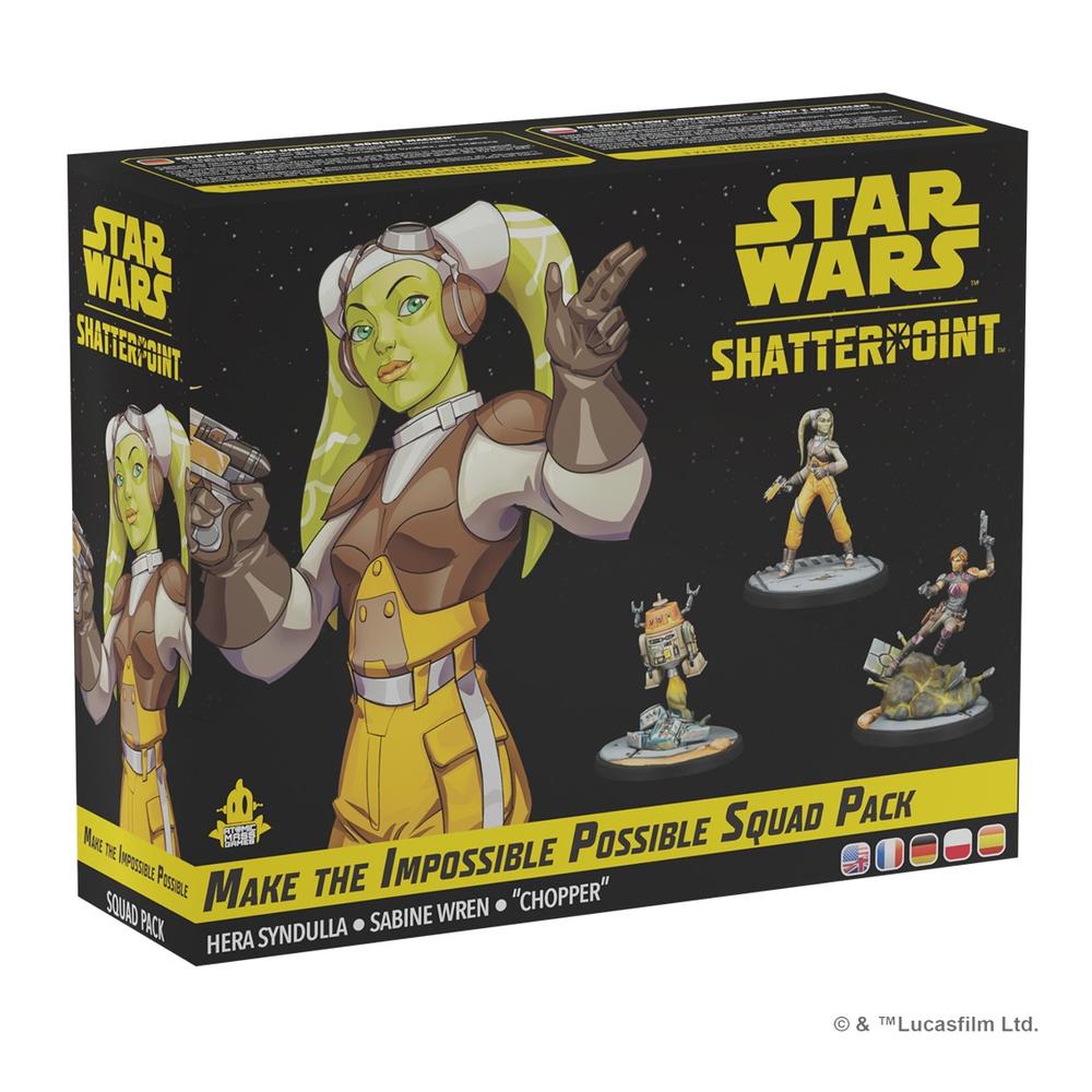 Asmodee Juego de mesa star war shatterpoint make the impossible possible squad pack edad recomendada 14 años
