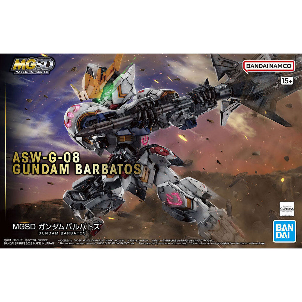 Bandai Hobby Maqueta MGSD ASW-G-08 Gundam Barbatos Iron-Blooded Orphans (imagen 6 de 10)