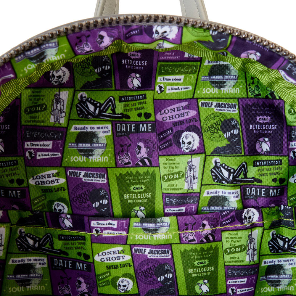 Mochila Lydia Deetz Beetlejuice 2 Loungefly 26cm (imagen 5 de 6)