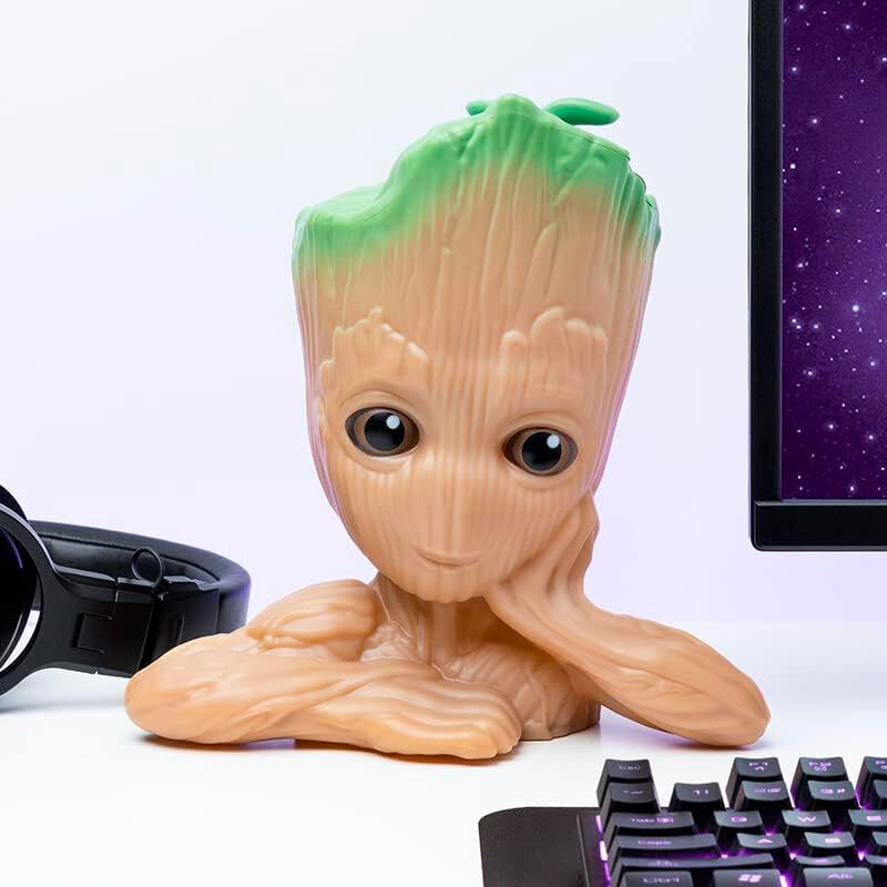 Paladone Lampara 3D Groot Guardianes de la Galaxia Marvel 22cm sonido (imagen 2 de 3)