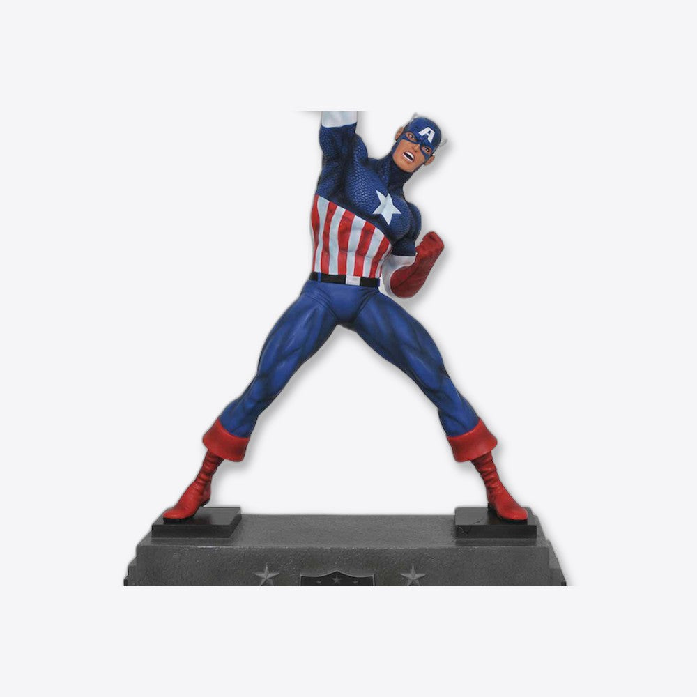 Diamond Select Toys Figura diamond collection marvel avengers capitan america estatua resina 30 cm premier (imagen 5 de 6)