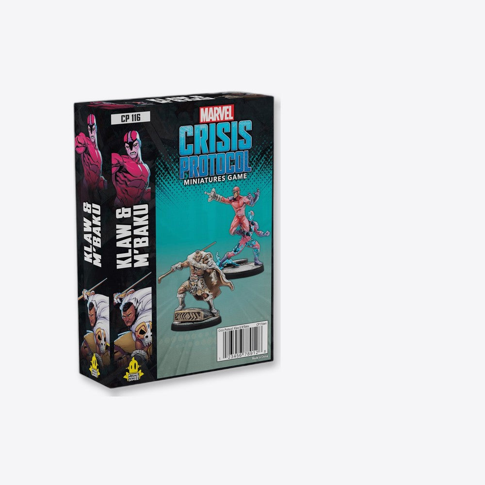 Asmodee Juego de mesa marvel crisis protocol klaw and m´baku (ingles) (imagen 6 de 6)