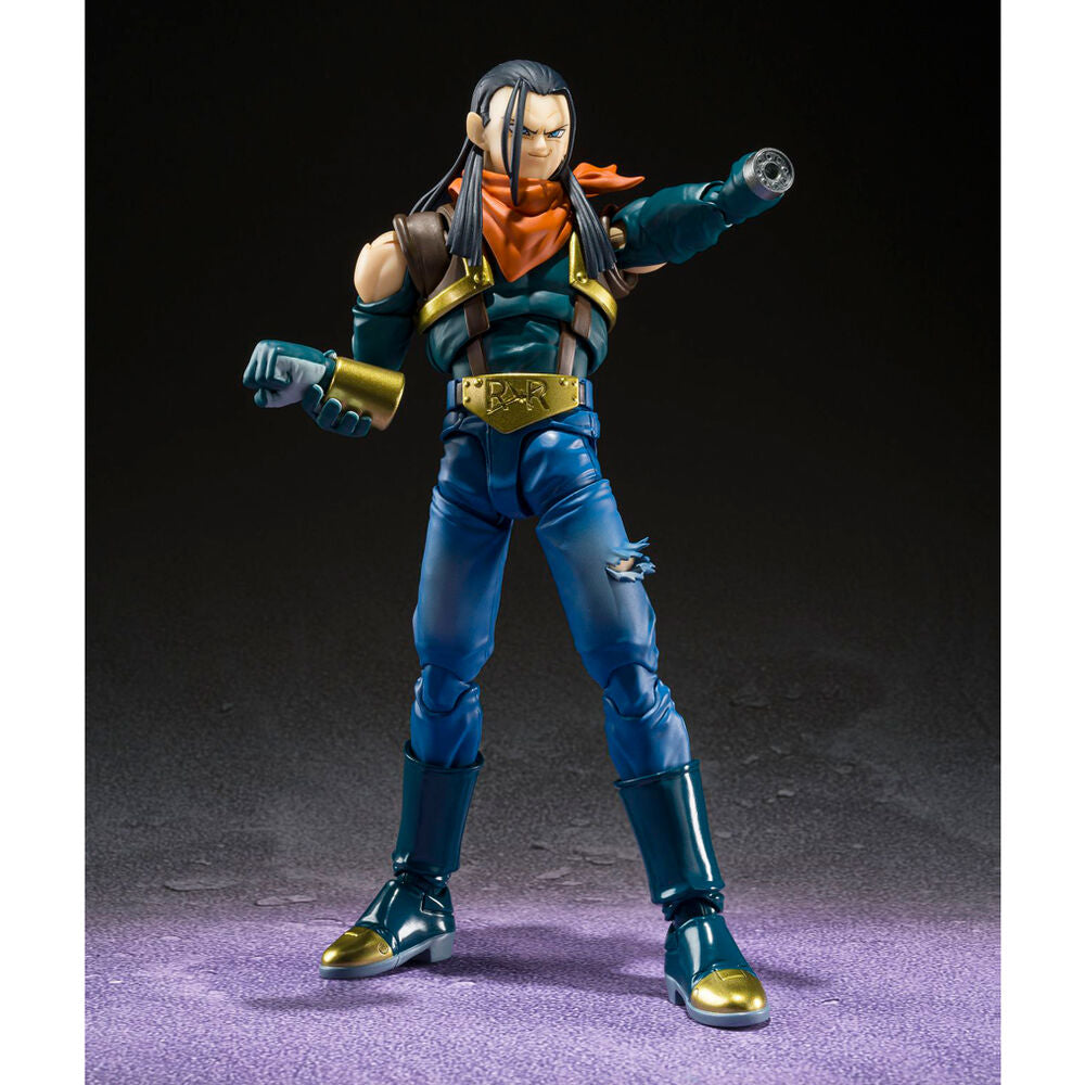 Tamashii Nations Figura SH Figuarts Super Android 17 Dragon Ball GT 20cm (imagen 5 de 6)